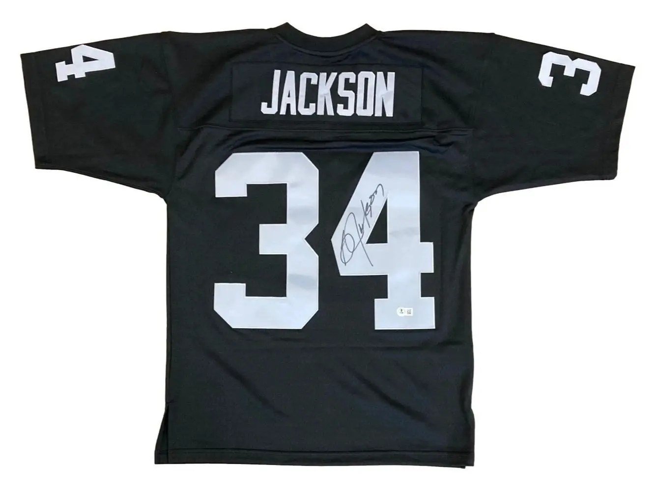 Bo Jackson Signed Oakland Raiders Mitchell & Ness Replica Jersey