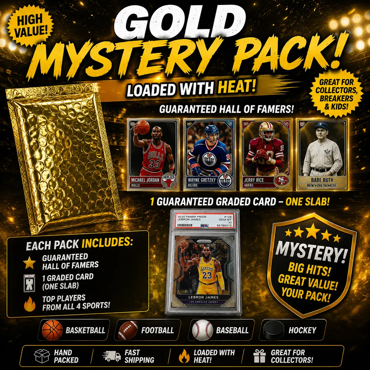 Gold Mystery Pack Gold Mystery Pack