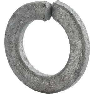 3/8 Split Lock Washer (100 Washers), Hot Dip Galvanized Anti-Loosening Low Carbon Steel, Meets ASME B18.21.1, General Use, with Manufacturer Warranty