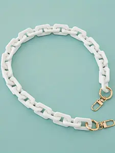 60cm Chain Decor Bag Strap, Fashionable Chain Decorated Shoulder Strap for Women's Bag, Casual Versatile Bag Strap for Daily Use, Multifunction Straps