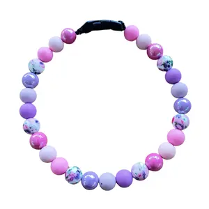 FurlaVie Lightweight Beaded Pet Necklace – Collar for any pet