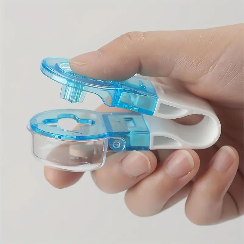 1pc Portable Pill Taker Remover with Medicine Box Medicine Organizer - Easy Blister Pack Opener and Dispenser