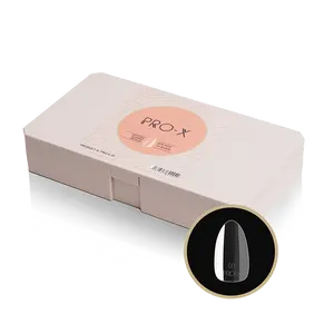 PRO-X Soft Gel Nail Tips 20 - Natural Almond Medium