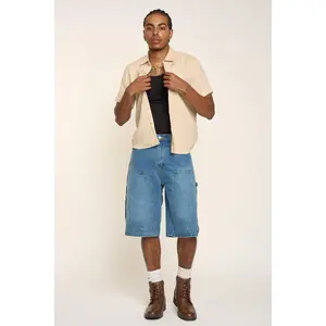 Baggy Fit Carpenter Denim Shorts
