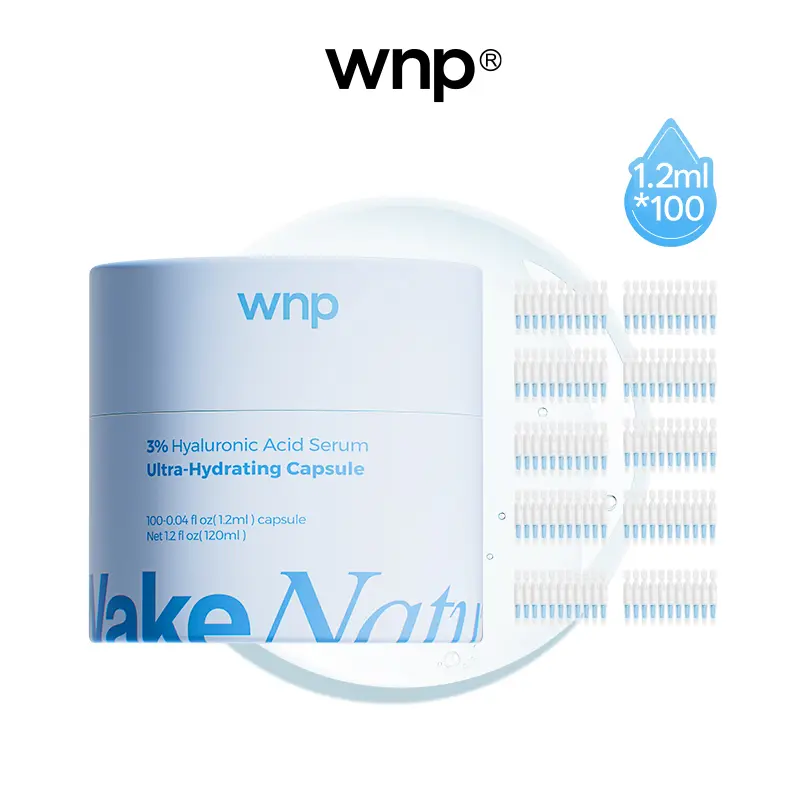 [WNP Official] Ultra-Hydrating Serum – Vegan | 4D Hyaluronic Acid Tubes × 100 | Hydrating | 3% Hyaluronic Acid for Glass Skin | Single-Use Vials | Comforting Hyaluronic Acid Skincare summerwins