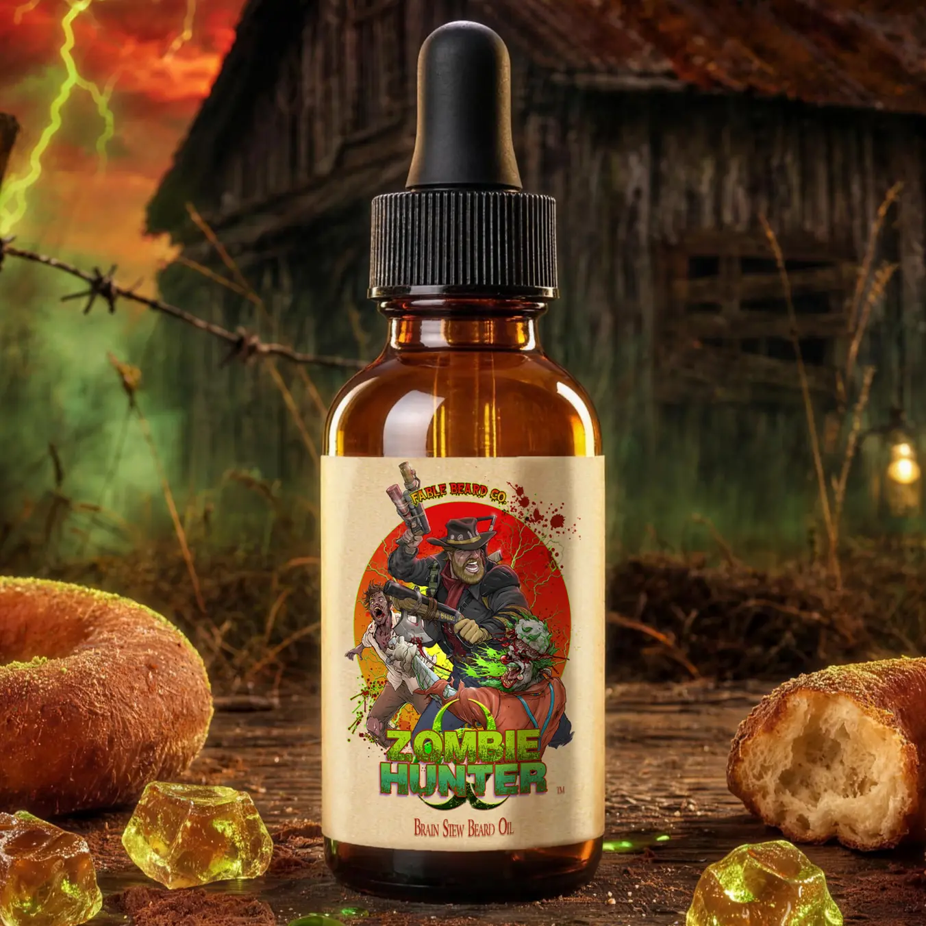 Fable Beard Co - Hydrating Beard Oil For Daily Beard Support And Hydration - 50+ Invigorating Scents