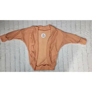 4T peach cardigan