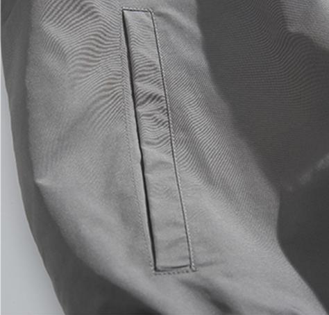 Men's Solid Color Waterproof Windproof Drawstring Zip-up Hoodie Jacket, Casual Long-Sleeve Outdoor Coat with Zipper Pockets, Suitable for Outdoor Activities, All-Season Men's Apparel, Menswear