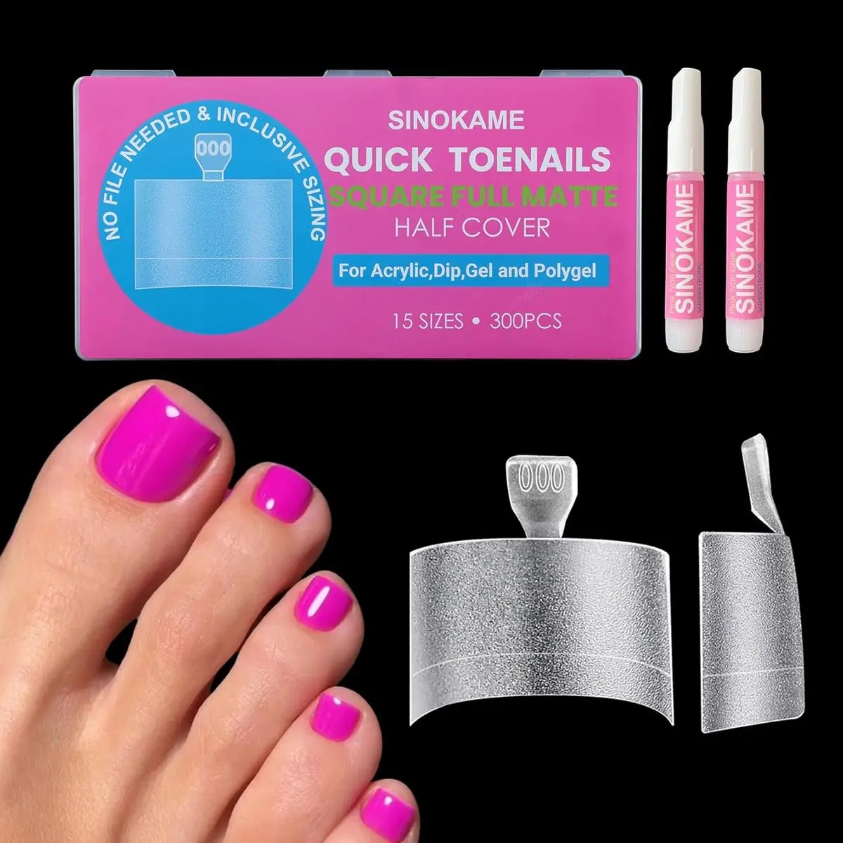 B-Half Cover Toenail Kit