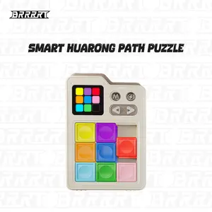 BRRRRT Huarongdao Smart Puzzle, Electronic Sliding Puzzle Game, Interactive Educational Toy, Featuring 1000+ Logic Puzzles, Smart Difficulty Adjustment, Cultivates Spatial Thinking and Problem-Solving Skills Children's Christmas Gift