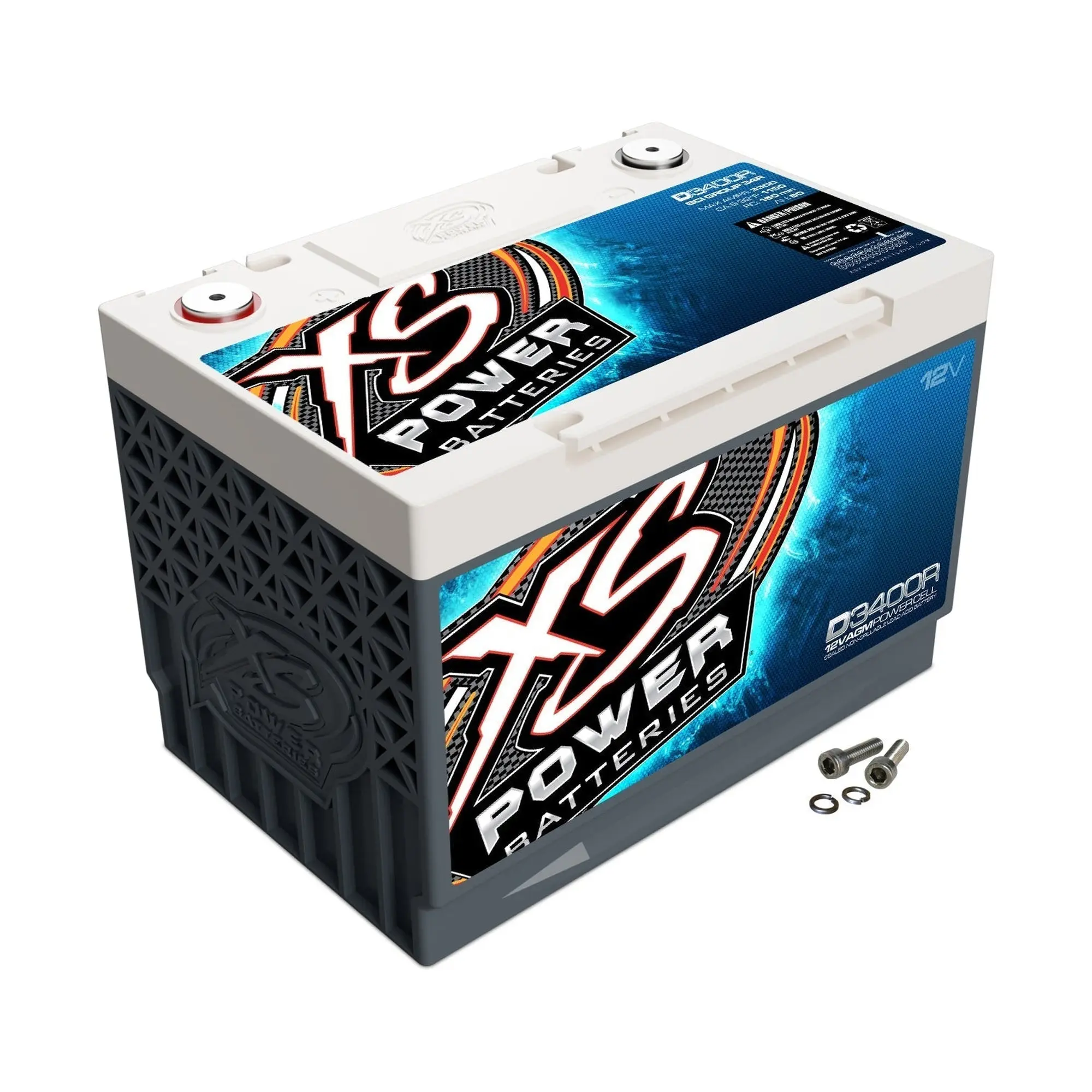 XS Power D3400R Group 34R 12V AGM Car Audio Battery