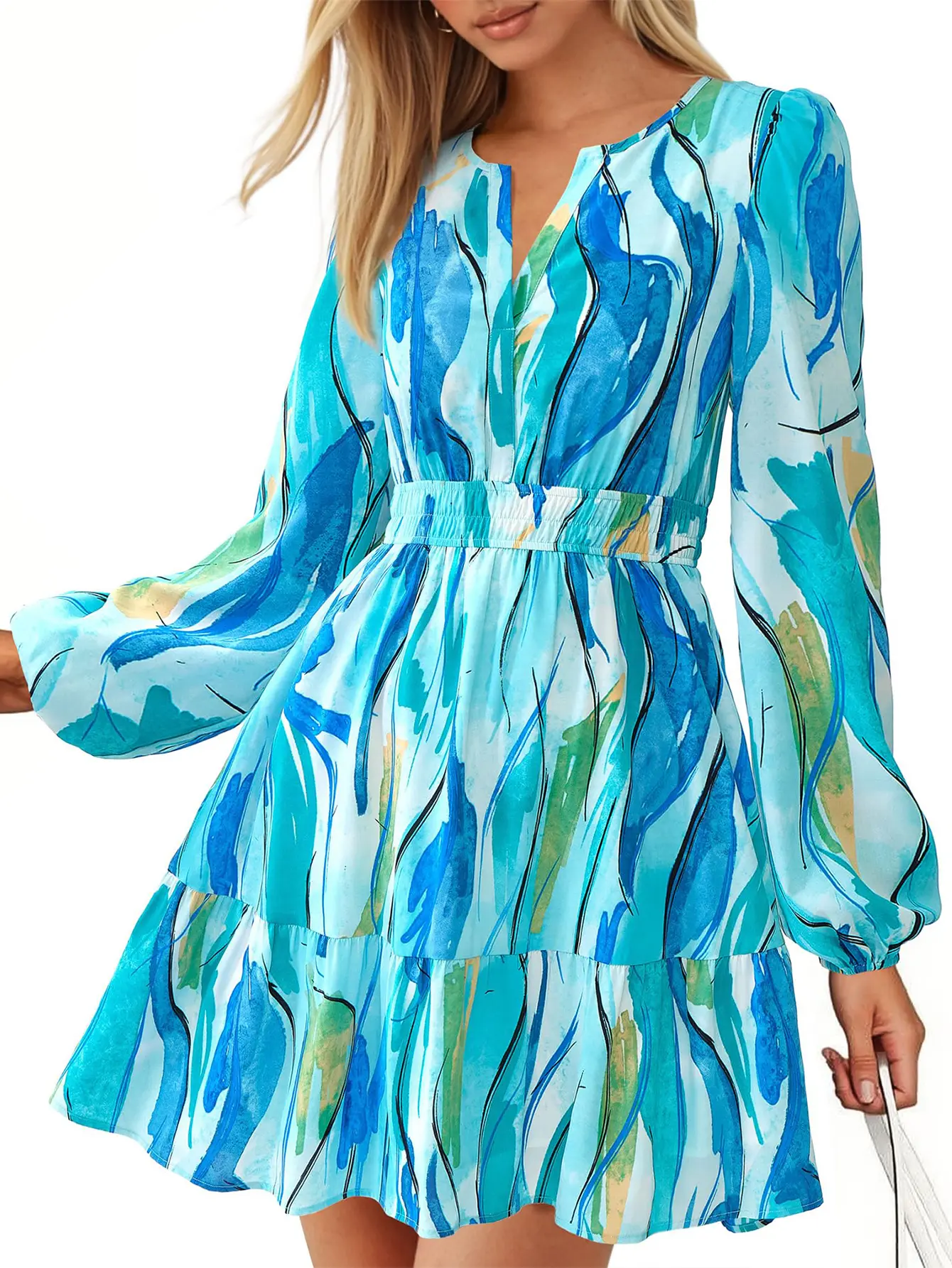 BTFBM Fall Dresses for Women V Neck Long Sleeve Elastic Waist Boho Beach Vacation Clothes Floral Mini Summer Dress - TikTok Shop BTFBM Fall Dresses for Women V Neck Long Sleeve Elastic Waist Boho Beach Vacation Clothes Floral Mini Summer Dress - TikTok Shop