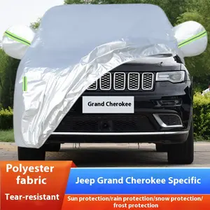 Jeep Grand Cherokee Off-road SUV Special Thickened Car Cover Sun Protection Rain Insulation Sunscreen Cloth Jacket Car protection Car seat cover