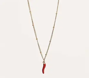 Red Chili Charm Necklace