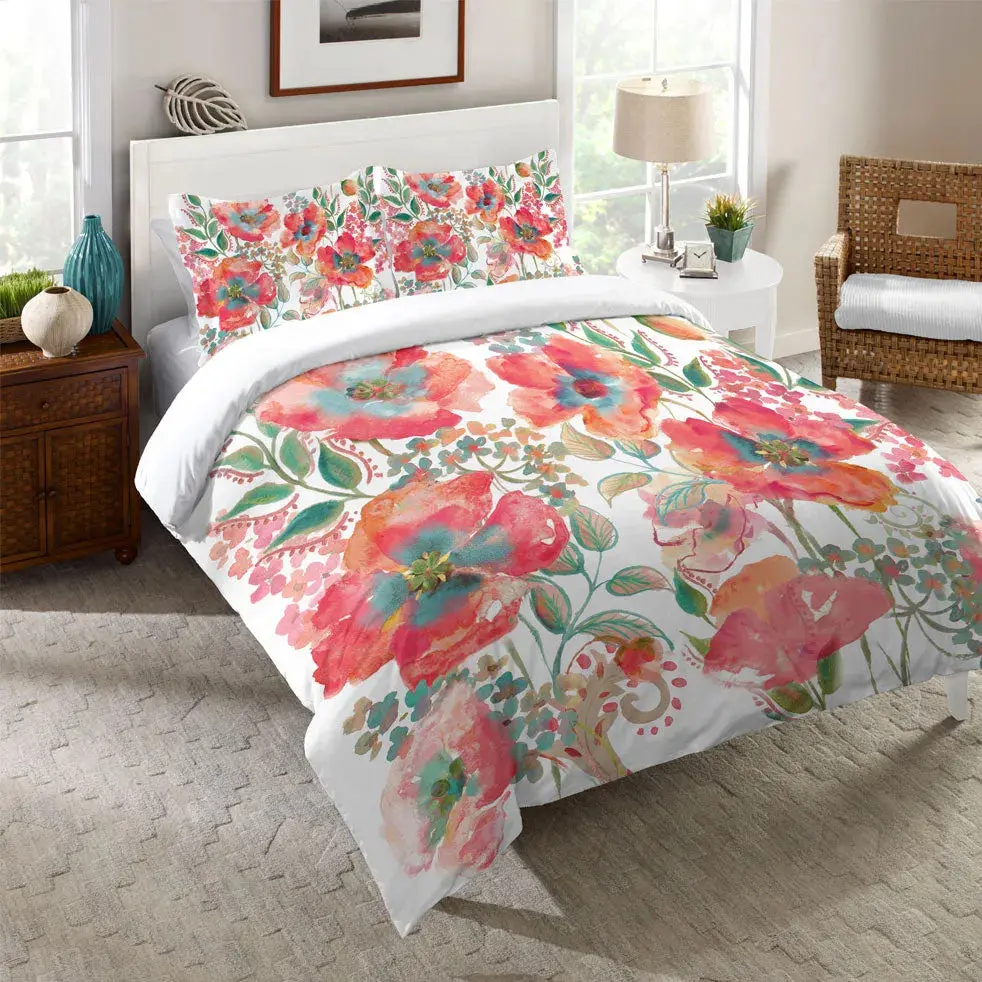Bohemian Poppies Comforter