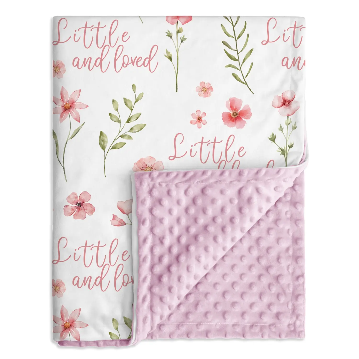 Baby Blanket Unisex Newborn Swaddle, Soft Bedding, Super Soft Comfy, 100% Polyester Minky, 30 x 40 Inch