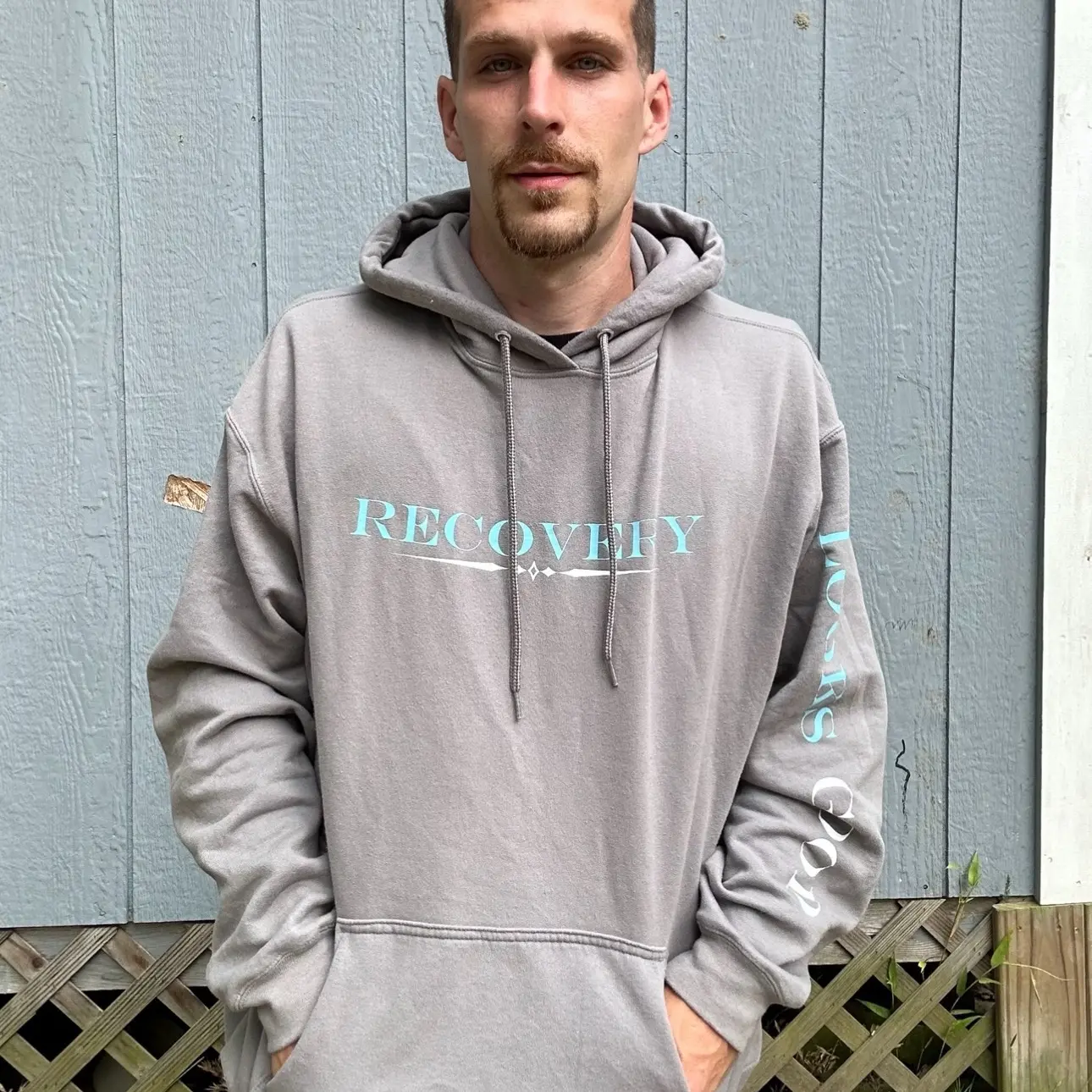 Blue Recovery Looks Good Hoodie