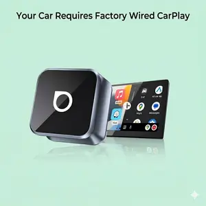 OTTOCAST Ottocast Mini Cube Wireless CarPlay & Android Auto Adapter 2026– Plug & Play, Fast Auto-Reconnect