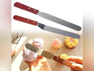 6/8inch Stainless Steel Cake Spatula Butter Cream Icing Frosting Knife Baking Pastry Spatula Kitchen Cake Decoration Tools