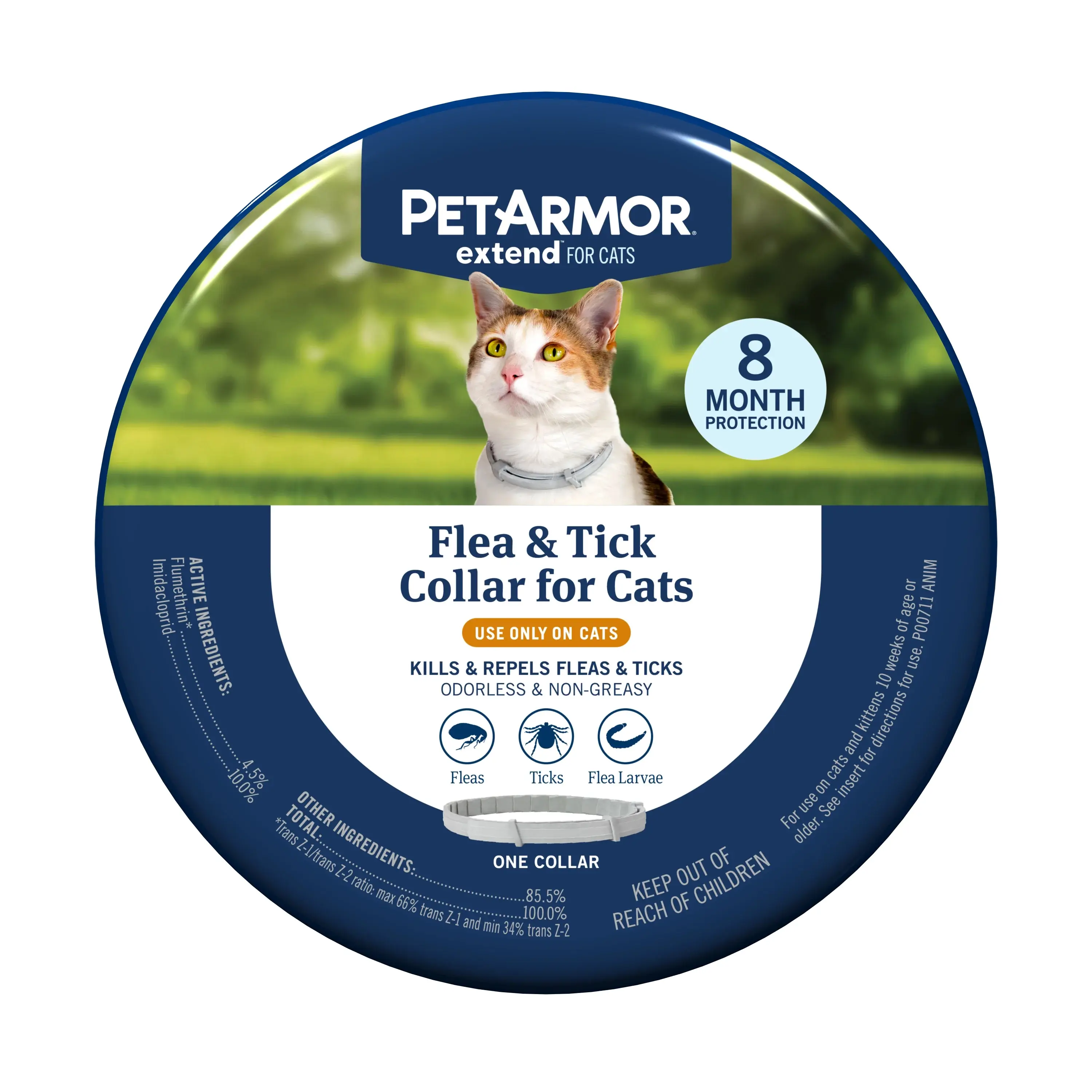 PetArmor Flea and Tick Collar for Cats, 1 Count PetArmor Flea and Tick Collar for Cats, 1 Count