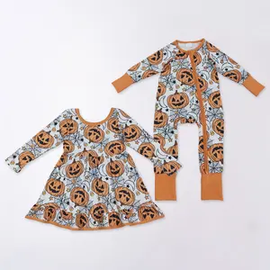 Halloween Pumpkin Girls Dress