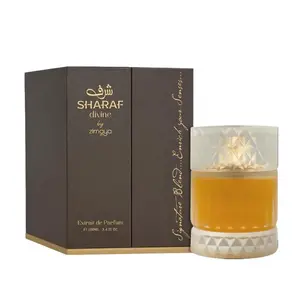 Zimaya Sharaf Divine Extrait de Parfum Spray, 3.4 Ounce Perfume Fragrance for Men and Women