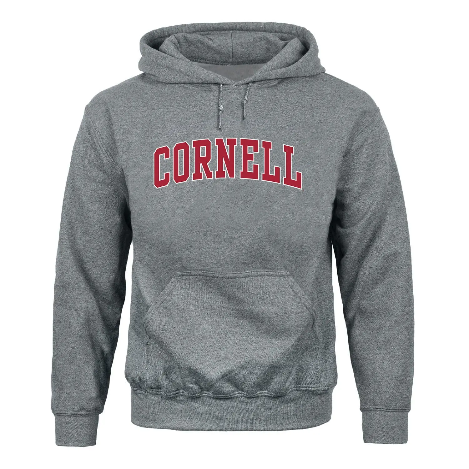 Cornell Essential Hooded Sweatshirt (Heather Grey)