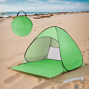 1 Piece Pop Up Beach Outdoor Tent - Lightweight, spacious, easy to set up, UPF 50+ UV protection for camping, picnicking, fishing and backyard entertaining