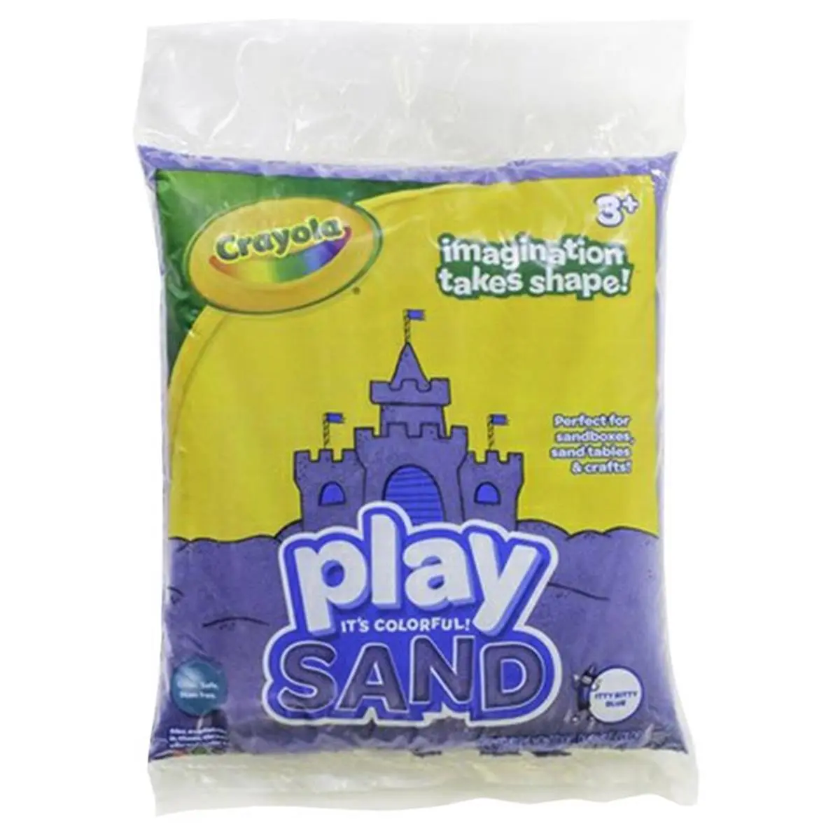 212 MAIN Blue Dried Play Sand (20 lbs, Crayola 7006209) - Colorful, Safe for Children, Ideal for Sandbox Activities, Crafts & Creative Play