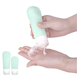 Squeezable Silicone Travel Bottles