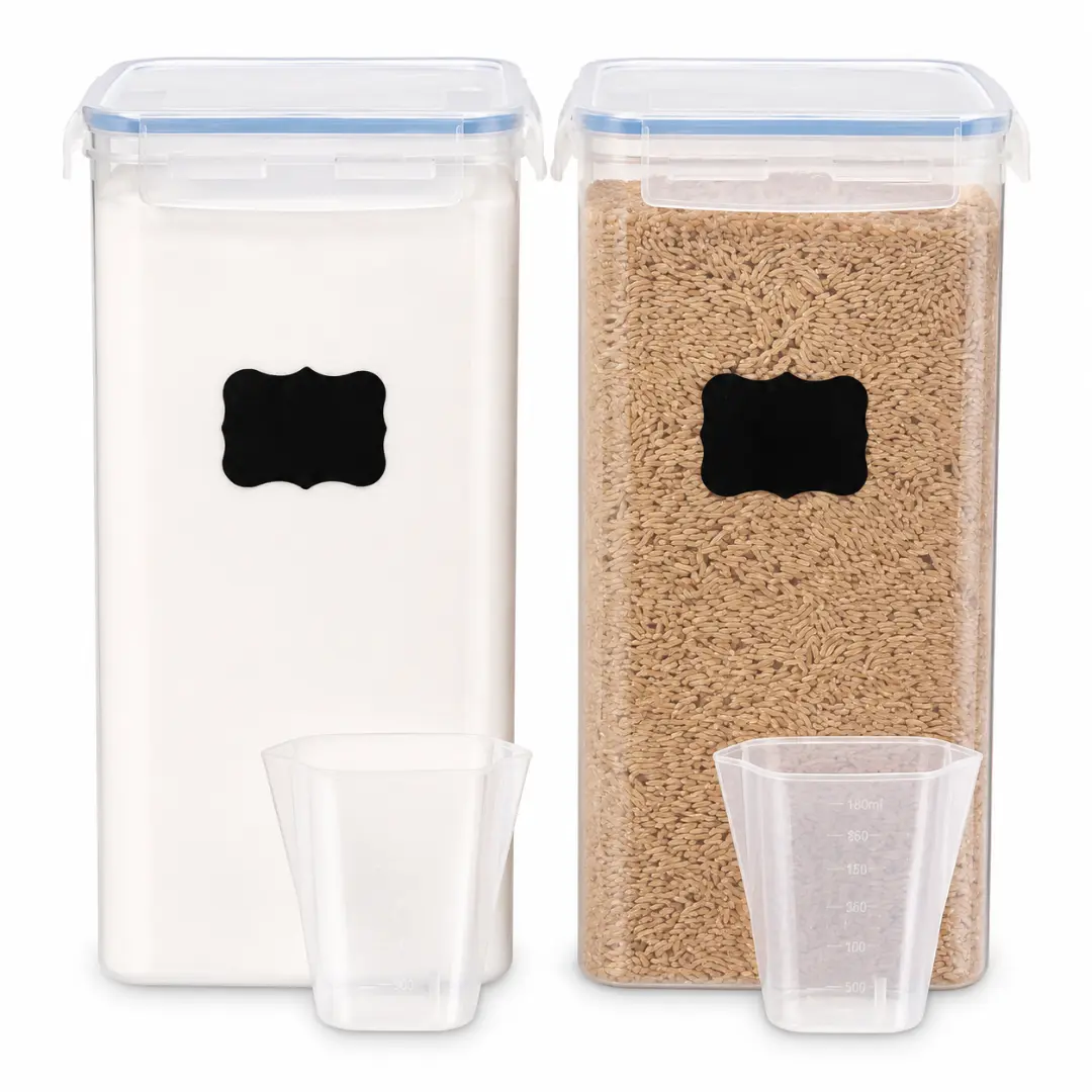 2-Pack 8.7L Large Airtight Food Storage Containers