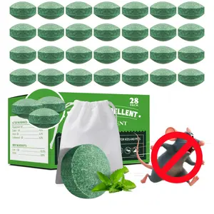 Repellent Pouches 28 Pack, Domestic Dormitory Kitchen Powerful Cleaning Cockroach Exterminator Cockroach Gel Bait Pest Control Kit Rodent Repellent Pouches for Indoor & Outdoor Multi-Surface Microfiber Floor Mop roach killer indoor infestation