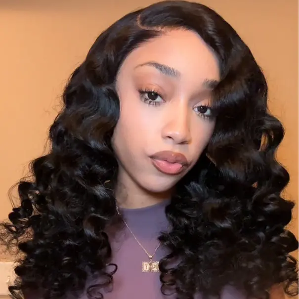 [Loose Deep Wave 13X4 ] Menglle 200% Density Brazilian 13X4 Deep Wave Lace Frontal Drawstring Wigs Human Hair Pre Cut Lace Glueless Bounce Wand Curly Wig Natural Hairline Beginner Friendly#Summervibes#DealsForYouDays