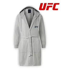 The UFC DudeRobe - Premium Robe for Men - Comfy Loungewear - Grey