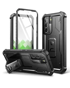 Dexnor for Samsung Galaxy S22 Plus Case, [Built in Screen Protector and Kickstand] Heavy Duty Military Grade Protection Shockproof Protective Cover for Samsung Galaxy S22 Plus 5G