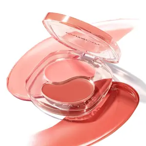 2-in-1 Cream Blush for Cheeks & Lips, Dual Texture Matte & Dewy Finish, Hydrating Lightweight Formula, Easy To Blend, Multi-Use for Cheeks, Lips, Eyes, Natural Everyday Makeup