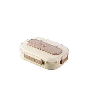 Premium 304 Stainless Steel Insulated Lunch Box, Antibacterial & Food-Safe, Multi-Compartment Bento Box for Adults and Children, Leakproof, Easy to Clean, Ideal for Work, School, Canteen Use and On-the-Go Meals Tableware