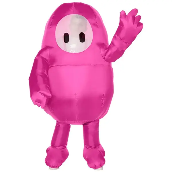 Fall Guys Girl's Pink Inflatable Costume