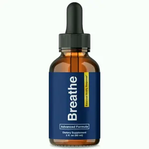 Breathe Drops for Lung Cleanse & Detox, Respiratory Support Droppers (30 Servs.)