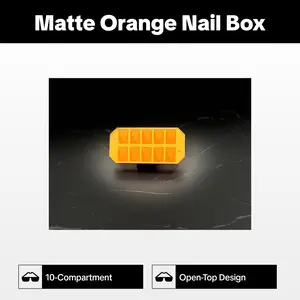 Matte Sunny Orange Tip Organizer