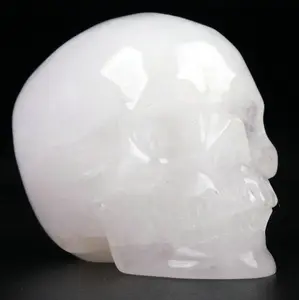 2.0 " Quartz Crystal Carved Crystal Skull,Super Realistic, Crystal Healing