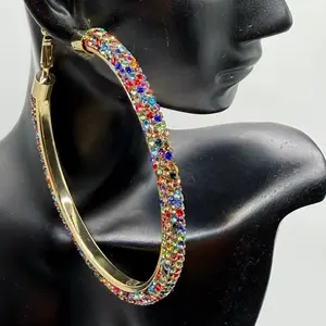 Tropical Breeze Multi color Hoops
