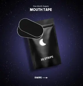 60 Tablets Breathing and Sleeping Patch with Lavender Flavor for Safe and Comfortable Sleep migraine  relief Mouth Tape for Better Breathing mouth breathing Calming Soothing Therapy Anti-Snoring Oral Tape Patch mouth  tape