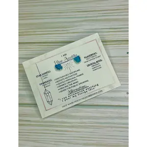 Blue Apatite Sterling Silver Earrings