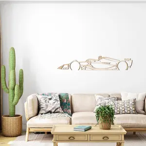 2023 F1 Ferrari SF-23 Wall Art Handmade Car Decor Laser-Carved Wood Sign Personalized Garage Gift 3D Decor for Car Enthusiasts