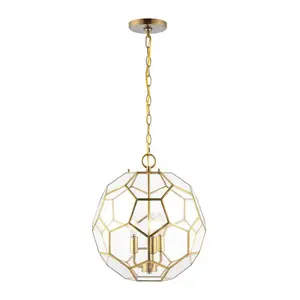 JONATHAN Y Diantha 7-Light Contemporary Bohemian Iron/Acrylic LED Pendant; for Living Room, Bedroom, Kitchen, Office