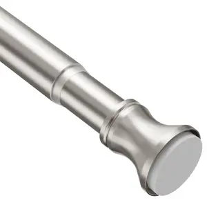 Amazer Spring Tension Shower Curtain Rod, Rust-Resistant Adjustable Shower Curtain Rod Bathroom Rod for Shower Curtain Installation