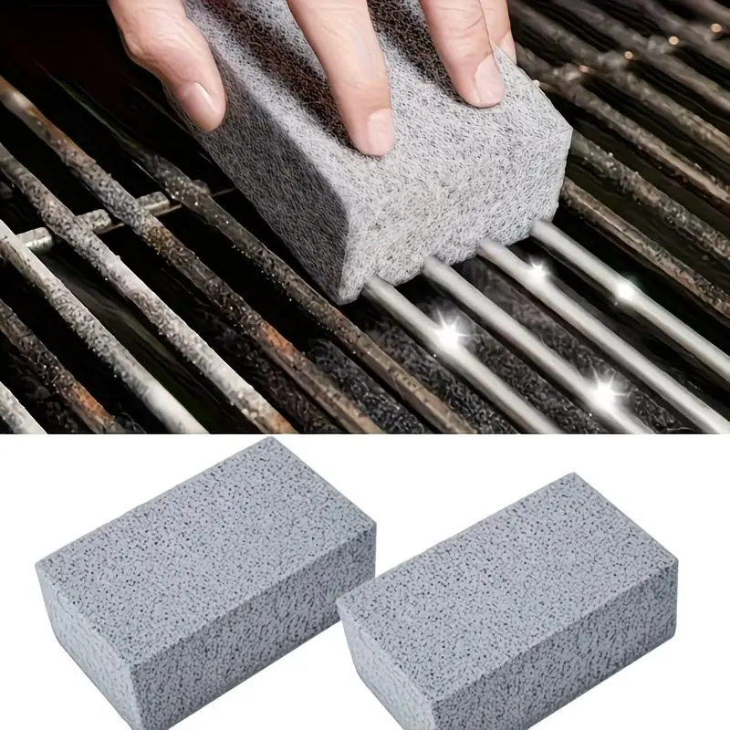 Reusable Pumice Cleaning Stone - 1-Piece Efficient Cleaning Solution, Versatile Scrubbing Block for Kitchens, Bathrooms, Barbecue Grills