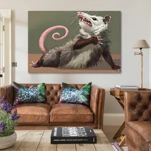 Opossum Funny Wall Art Poster Creates a Calming Atmosphere in Any Room of Your Home Fresh Decor gifts for boyfriend Print Artistic