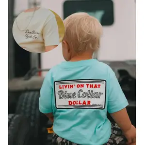 Blue Collar Dollar youth and adult shirt, country boy clothes, baby boy clothes, boys clothing, toddler girl clothes